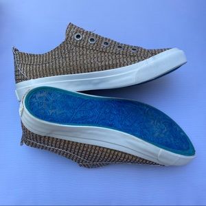 Sparkly Gold Slip on Sneakers